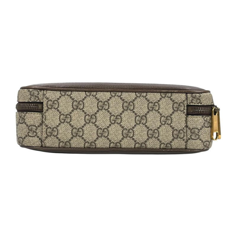 GUCCI オフディア スモール GGスプリーム キャンバス ショルダーバッグ - ブラウン