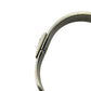 HERMES Jet Bangle Black Silver Bracelet Accessories