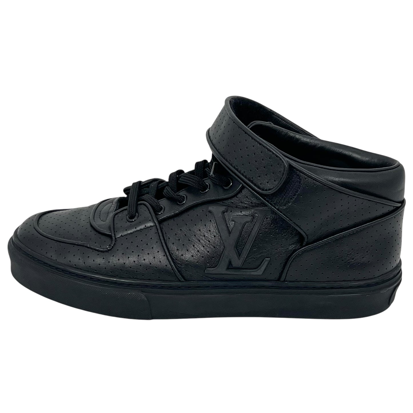 Louis Vuitton Black Leather Sneakers Men’s