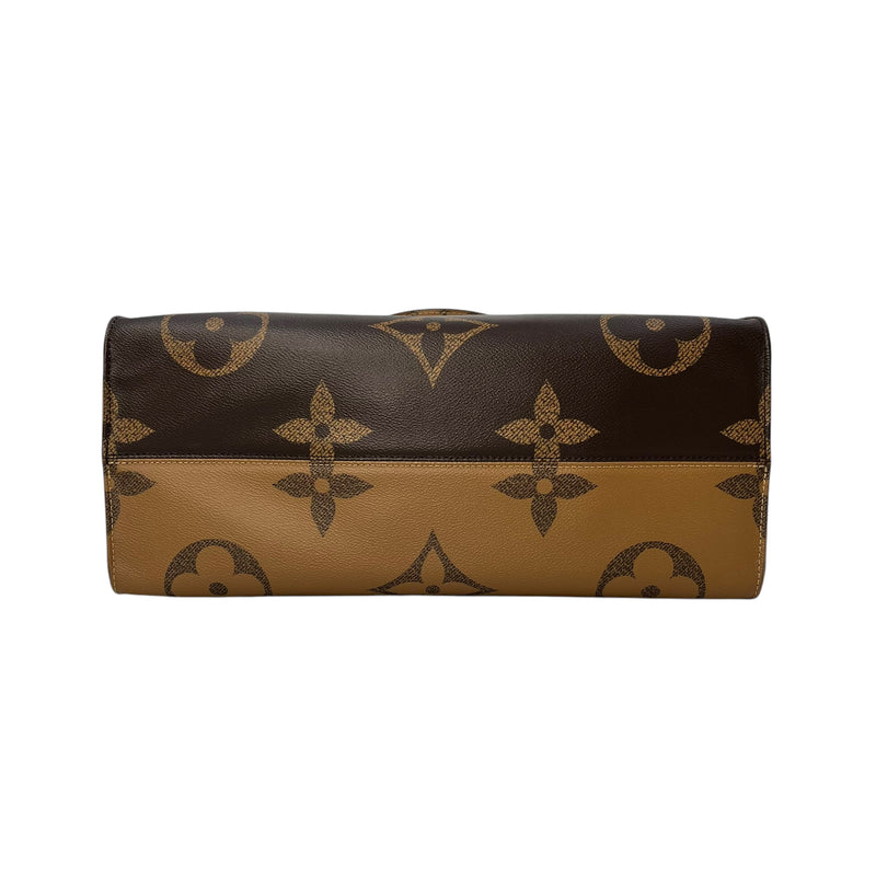 Louis Vuitton On The Go GM Brown Tote Bag