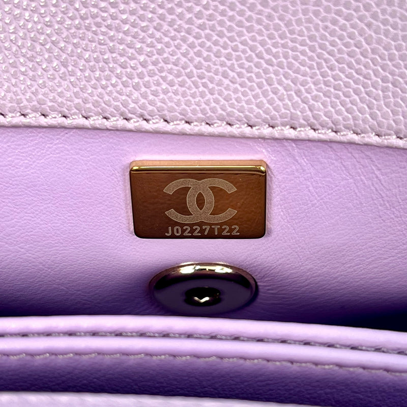 CHANEL Matelasse Coco Handle Chain Shoulder Bag