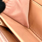 COACH Madison gathered leather zip around wallet