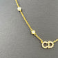 Dior Clair D Lune Necklace Metal Resin Pearl and Crystal