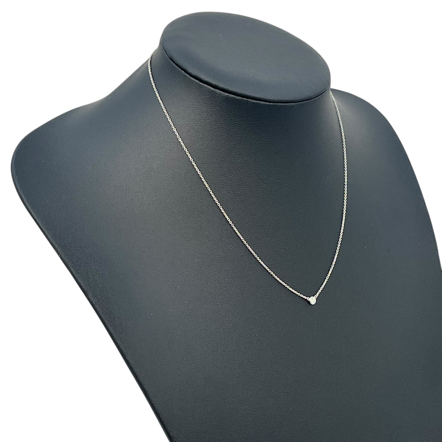Tiffany & Co By The Yard Diamond Necklace Pt950
