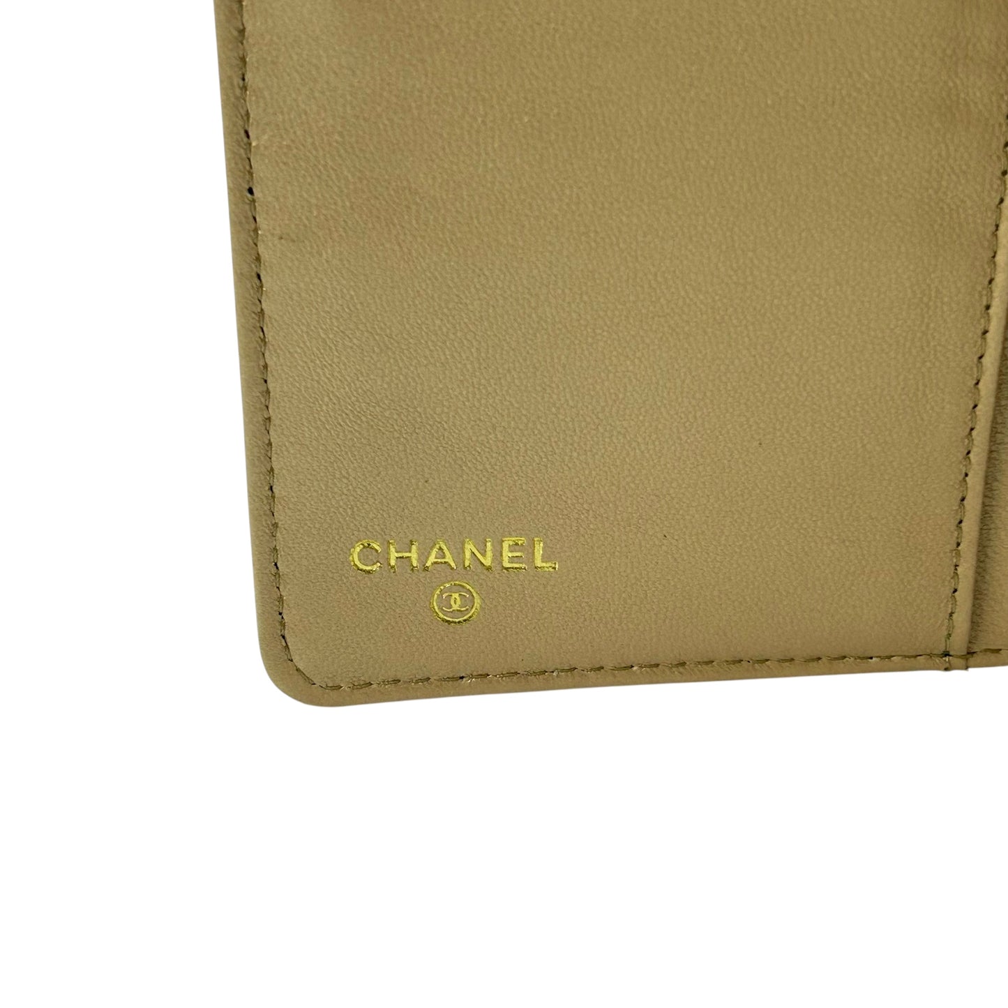 CHANEL Camellia Bi-fold long wallet