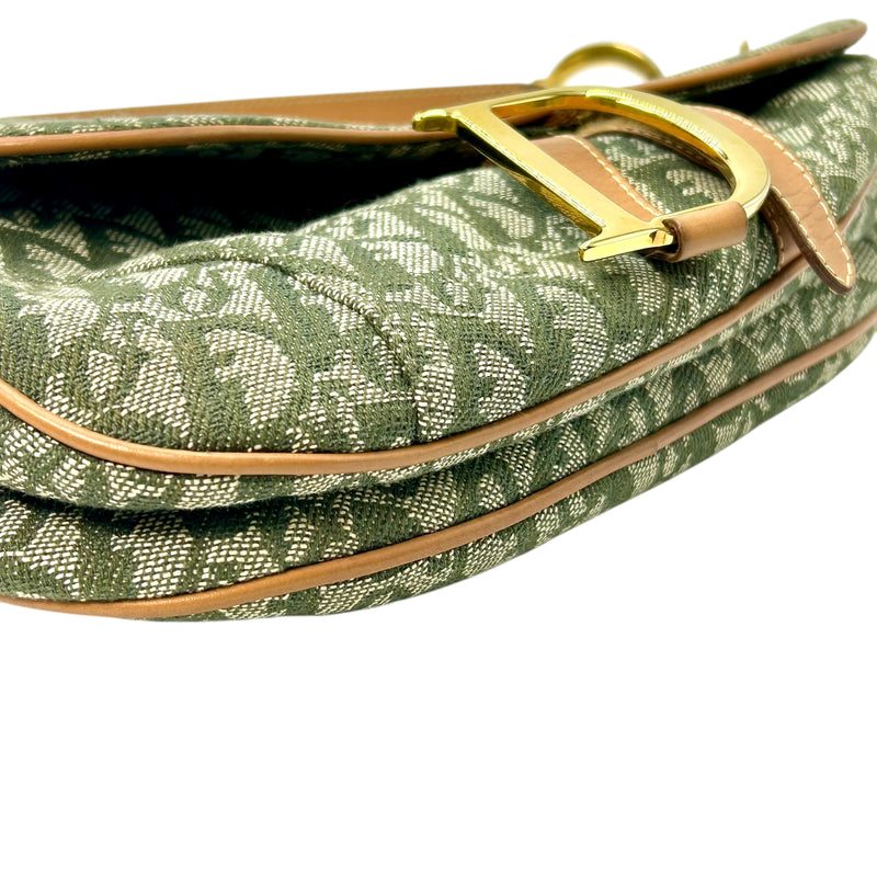 Dior Saddle Trotte canvas Shoulder Bag