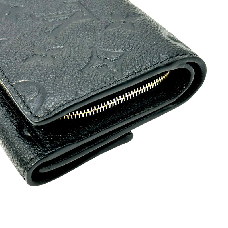 Louis Vuitton Monogram Empreinte Portefeuille Metis Conpact Wallet - Noir