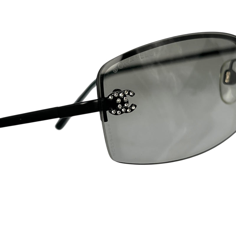 CHANEL CC Rhinestone Sunglasses