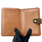 Louis Vuitton Monogram Portefeuille Porte-Papier Zip Compact Wallet - Brown - 32441