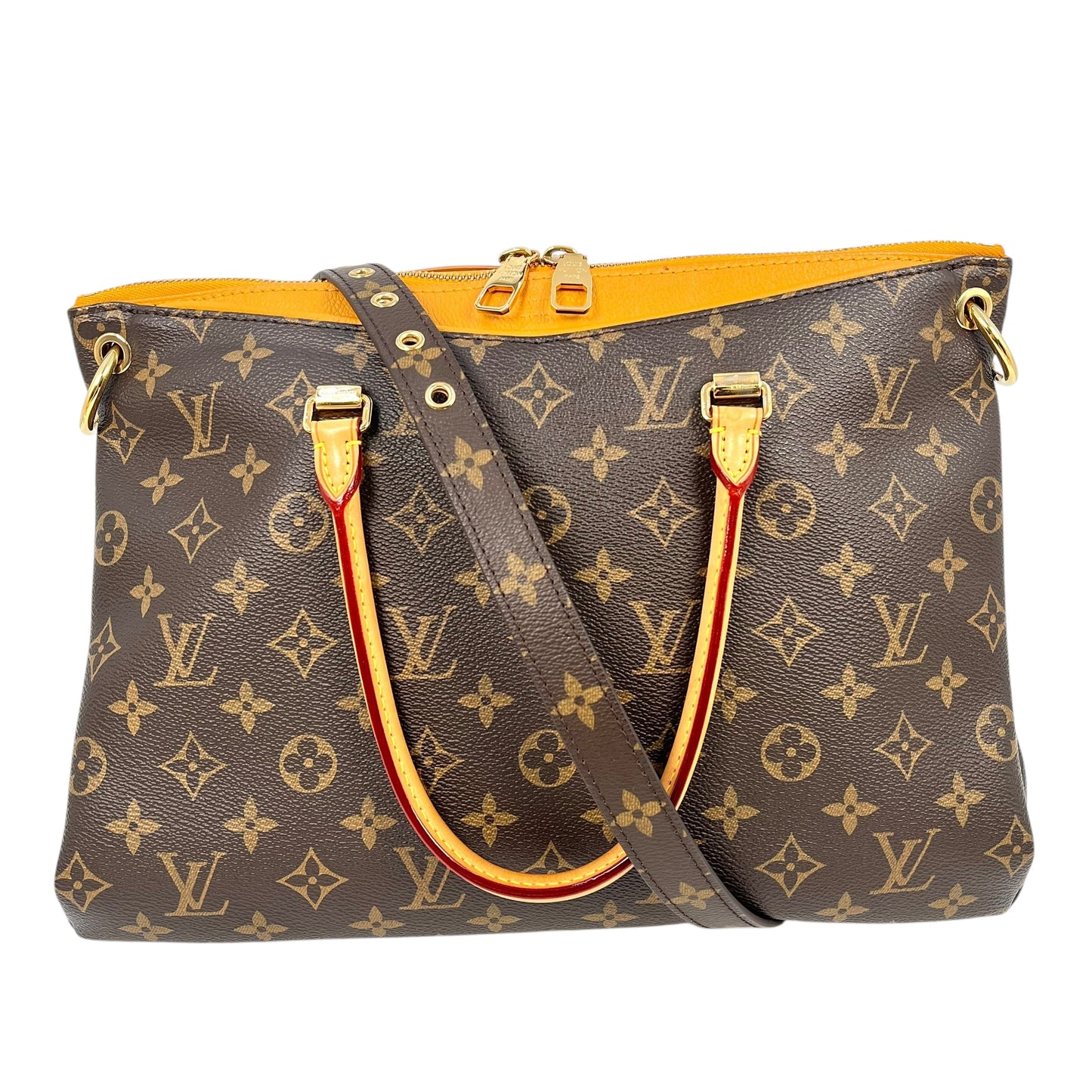 Louis Vuitton Monogram Pallas Safran 2way Hand Bag