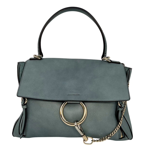 Chloé Faye Day Hand Bag Shoulder Bag - Blue
