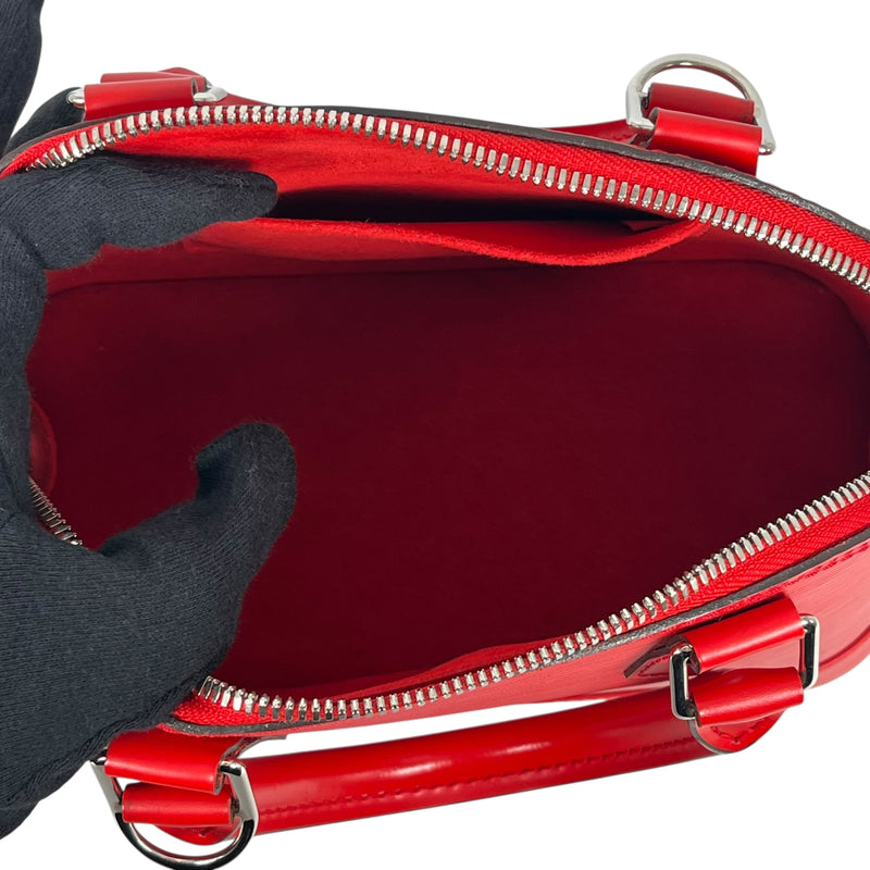 Louis Vuitton Epi Alma BB Hand Bag - Red
