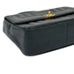 CHANEL Mademoiselle Caviar Skin Hand Bag - Black
