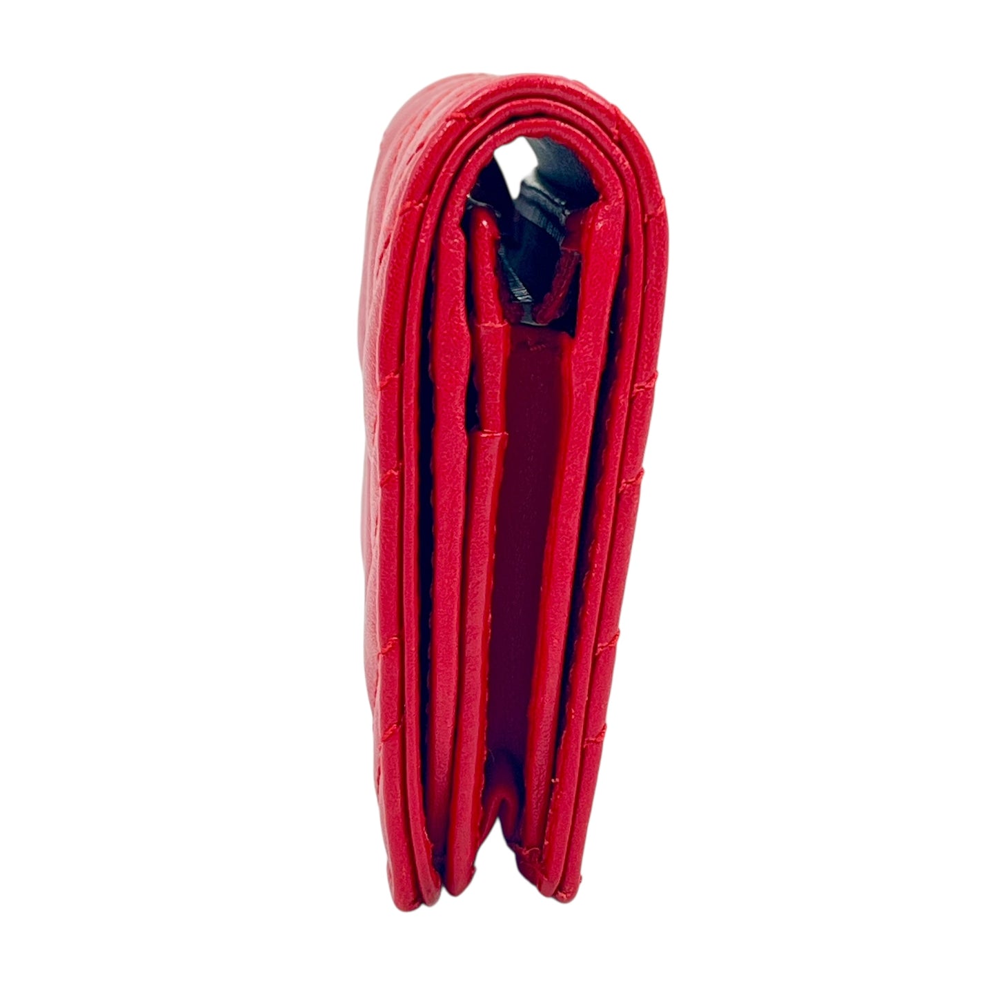 GUCCI GG Marmont Compact Wallet - Red