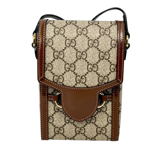 GUCCI Horsebit 1955 Mini Shoulder Bag in GG Supreme