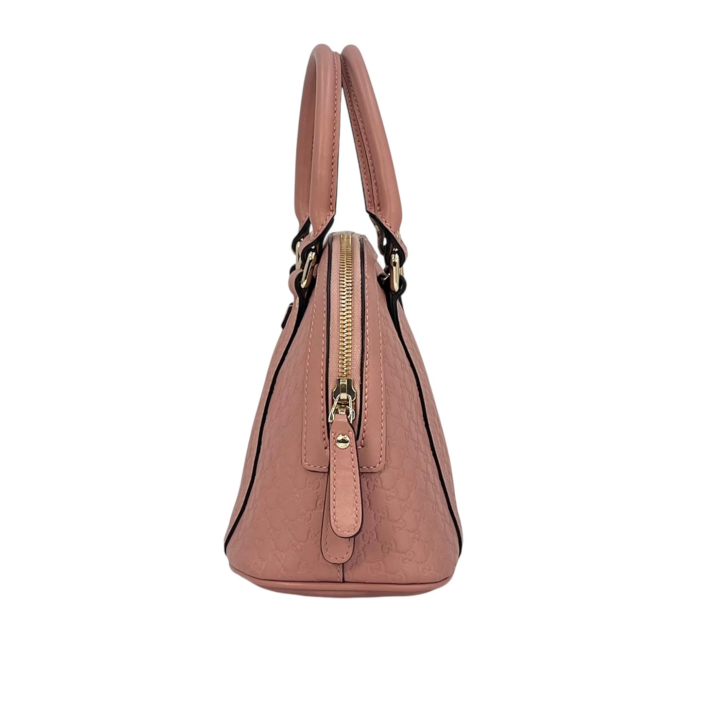 GUCCI Microssima Nice Dome Hand Bag Shoulder Bag - Pink