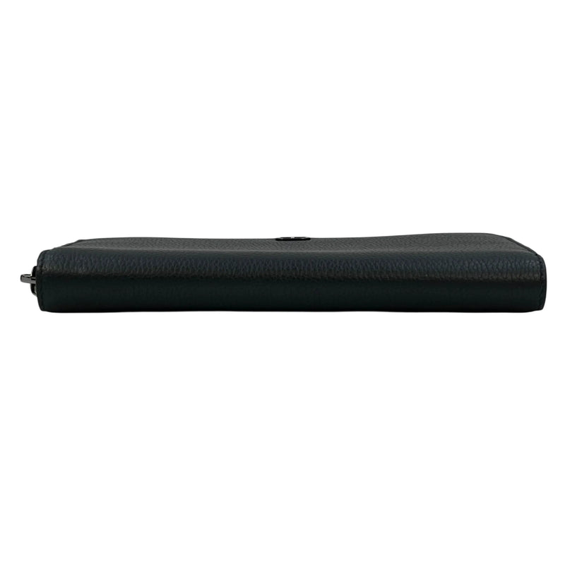 Dior CD Icon Round Zipper Long Wallet - Black
