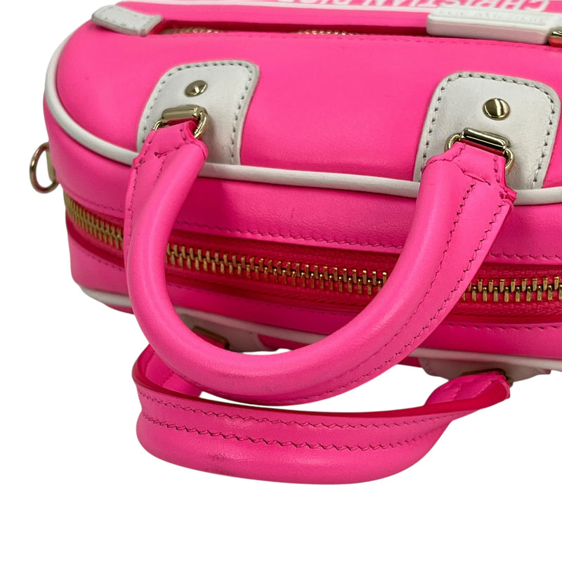 Dior Vibe Small Bowling Bag Handbag/Shoulder Bag - Pink 