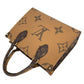 Louis Vuitton Gaint Monogram On The Go PM Hand Bag - Brown - M46373