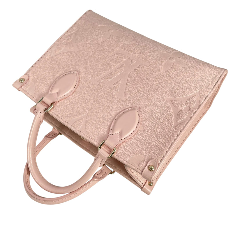 Louis Vuitton On The Go PM Monogram Empreinte - Pink
