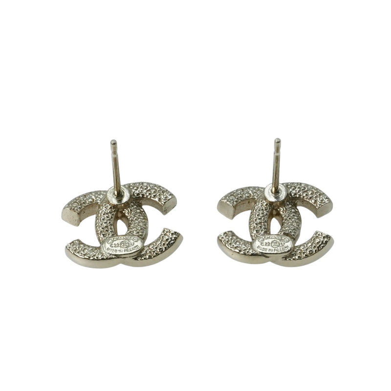 CHANEL Crystal Timeless CC Earring C22 V - Gold Plated