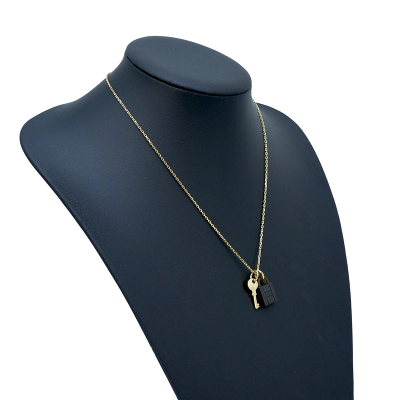 Hermès Amulettes Padlock PM Necklace - Gold Plated