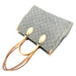 Louis Vuitton Monogram Denim MM Tote Bag - Blue Gray - 33685