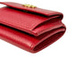 GUCCI GG Marmont Compact Wallet - Red