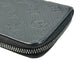 Louis Vuitton Vertical Monogram Taurillon Zippy Long Wallet - Black 