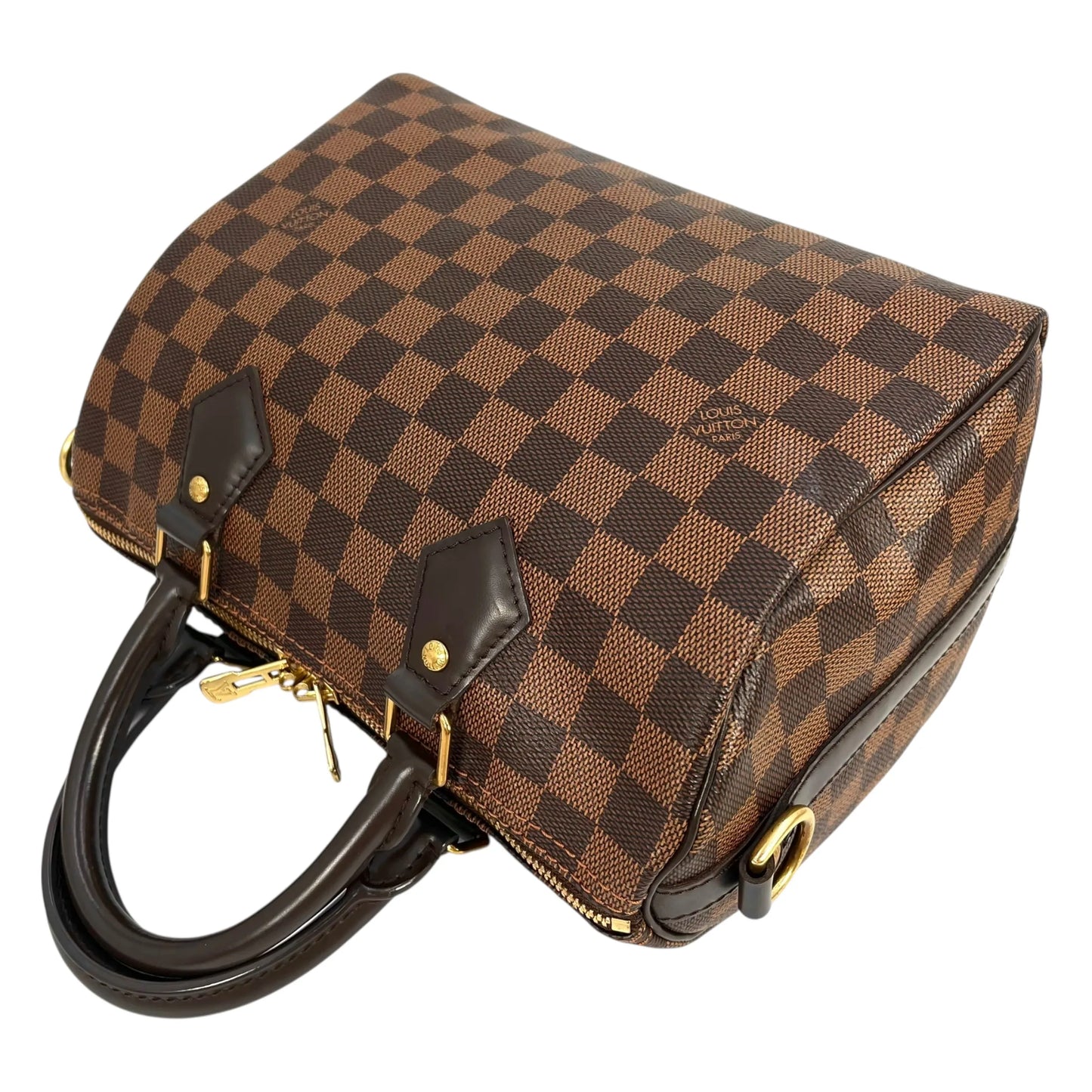 Louis Vuitton Damier Speedy 25 Bandouliere Hand Bag - Brown