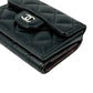 CHANEL Materasse Caviarskin Compact Wallet - Black - 35107