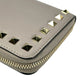 Valentino Rockstud Round Fastener Long Wallet - Gray