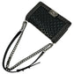 CHANEL Boy Chanel Leather Chain Shoulder Bag - Black