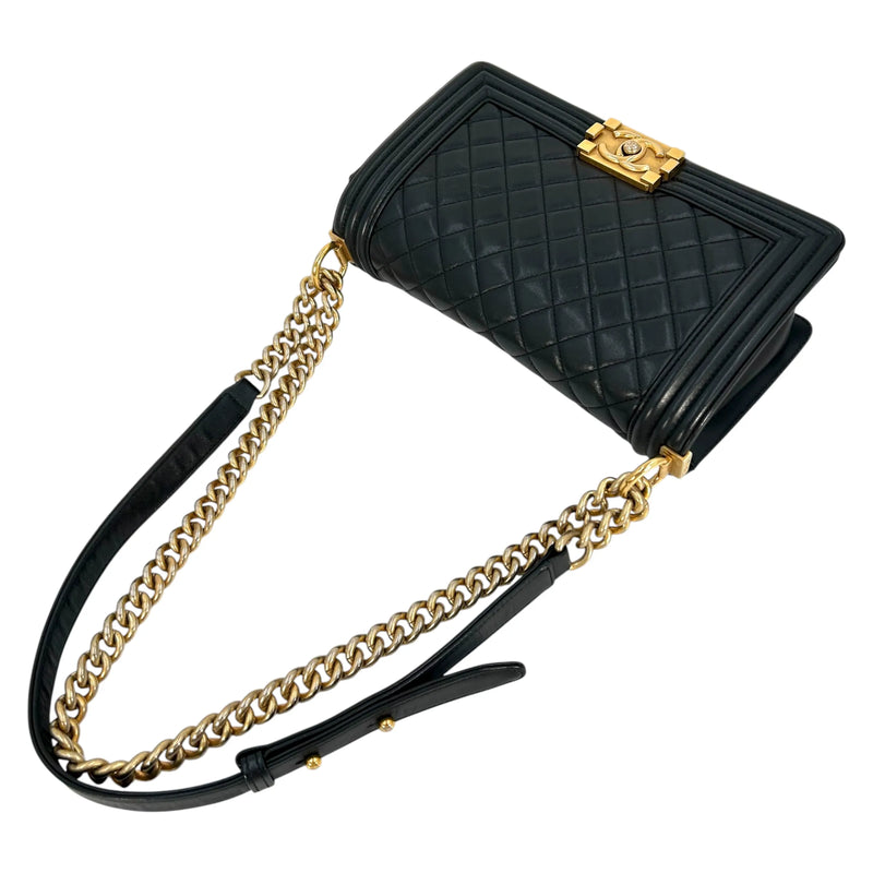 CHANEL Boy Chanel Hand Bag Shoulder Bag - Black