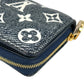LOUIS VUITTON Portefeuille Lou Monogram Compact Wallet - Navy