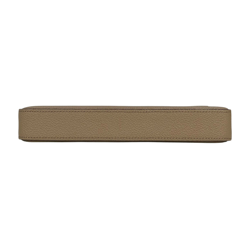 LOUIS VUITTON Pochette Felicie Monogram Empreinte Chain Wallet - Beige