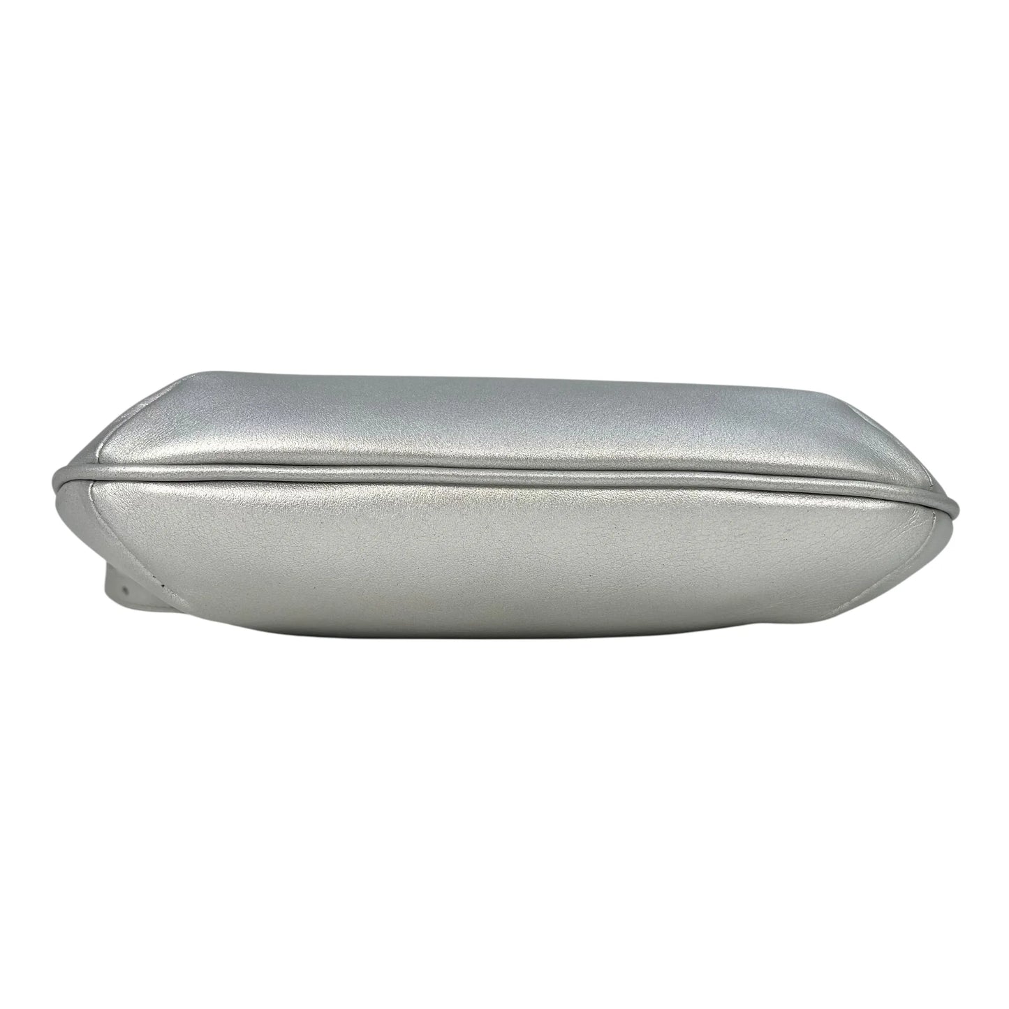BALENCIAGA Mary Kate Leather Shoulder Bag - Silver