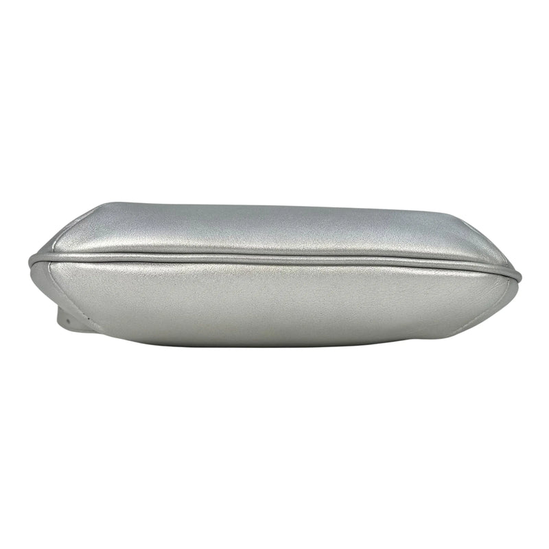 BALENCIAGA Mary Kate Leather Shoulder Bag - Silver