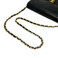CHANEL Matelasse Lambskin Chain Shoulder Bag - Black