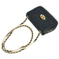 CHANEL Matelasse Lambskin Pearl Chain Shoulder Bag - Black