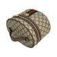 GUCCI Ophidia GG Supreme Canvas Cosmetic Case Handbag - Brown 