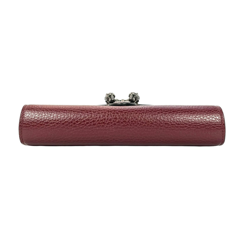 GUCCI Dionysus GG Supreme Chain Wallet - Red