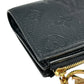 Louis Vuitton Monogram Empreinte Bifold Wallet, Compact Wallet, and Coin Case - Black 