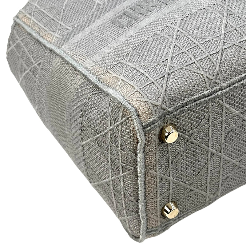 Christian Dior Lady Dior Handbag Shoulder Bag - Gray 