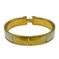 HERMES Clic H Cream Gold