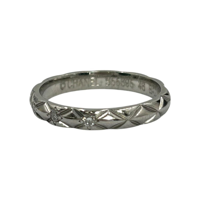 CHANEL Matelass Ring Pt950 Jewelry