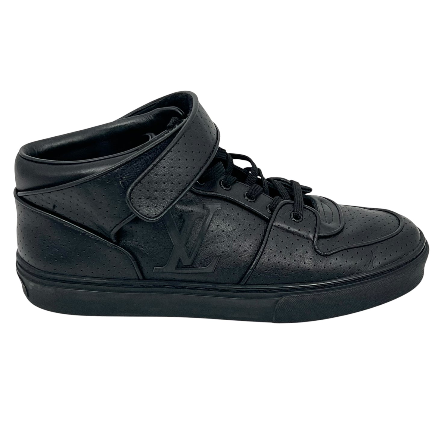 Louis Vuitton Black Leather Sneakers Men’s