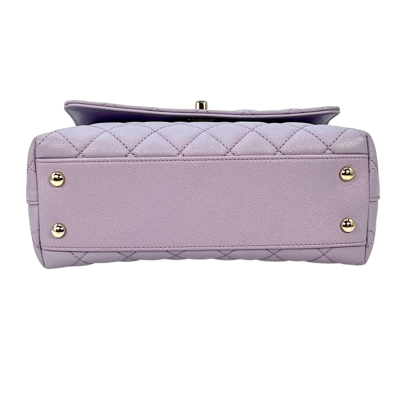 CHANEL Matelasse Coco Handle Chain Shoulder Bag