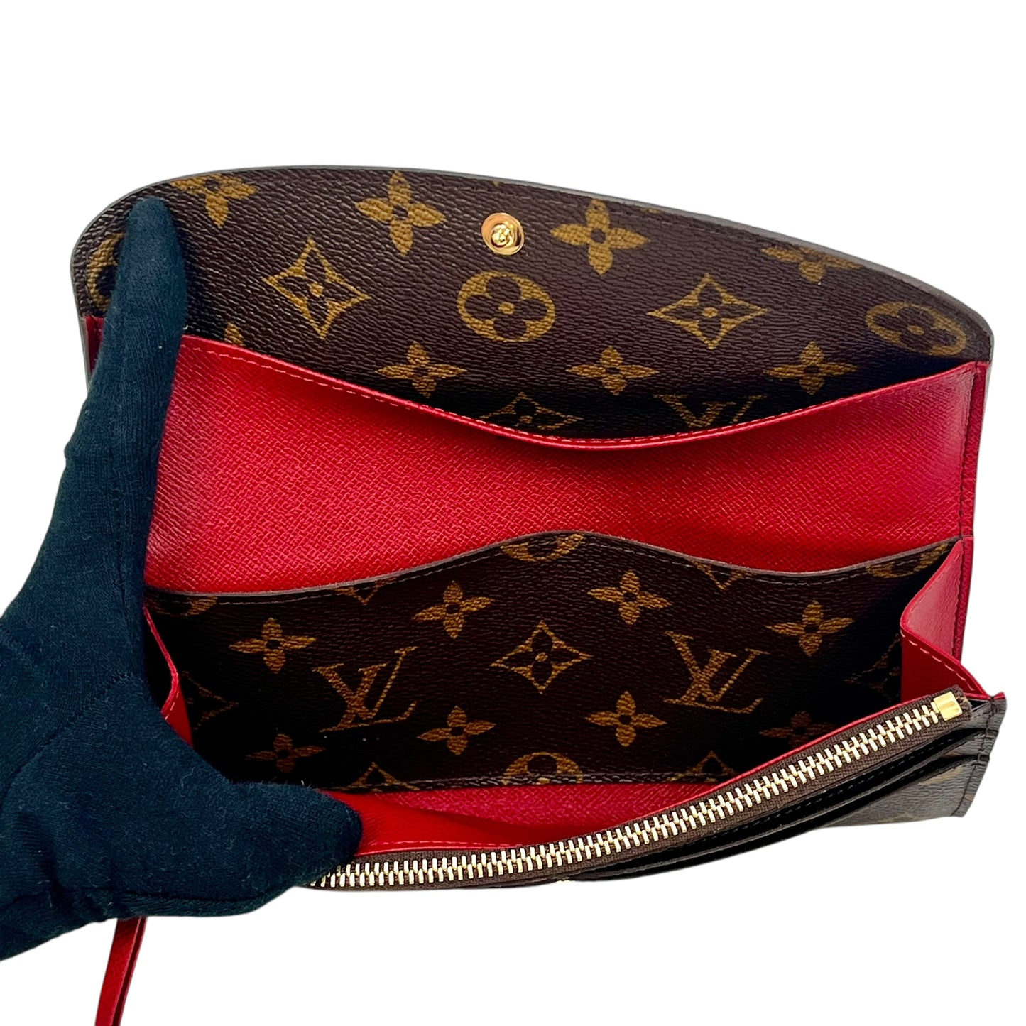 Louis Vuitton Portefeuile Emilie Monogram Canvas