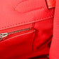 HERMES Birkin30 taurillon Rouge pivoine SVmetal fittings □R